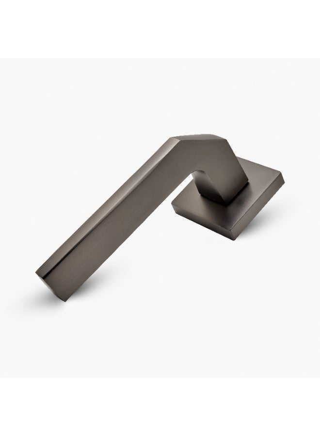 CINCINNO Scandia Premium Anti-Rust Aluminium Door Handle Pair – Angular Design - For Home & Office, UV Protection, 2-Year Color & 5-Year Mechanical Warranty, Salt Spray Tested (Gun Metal Grey)  - Image 2