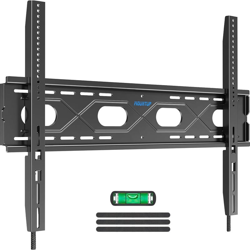 MOUNTUP Large Fixed TV Wall Mount for 50”-120" TVs up to 220 LBS, Low Profile Heavy Duty TV Mount Space Saving, Fits 16", 24", 32” Studs One-Piece Wall Bracket for Max VESA 950x600mm MU0097 - Image 1