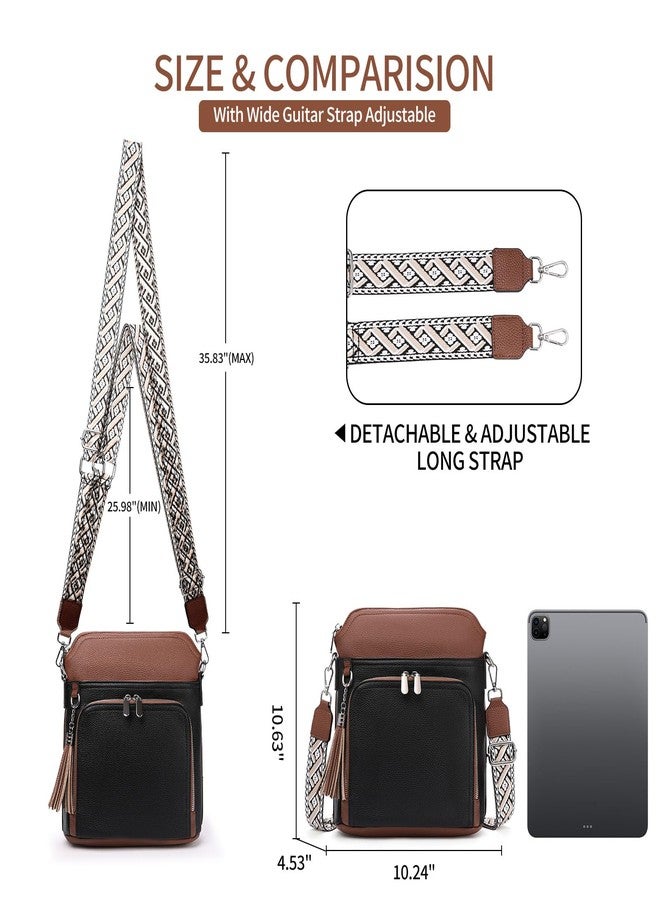 FALAN MULE Crossbody Bags for Women Trendy Soft Leather Hobo Purses Shoulder Handbags With Tassel - Image 2