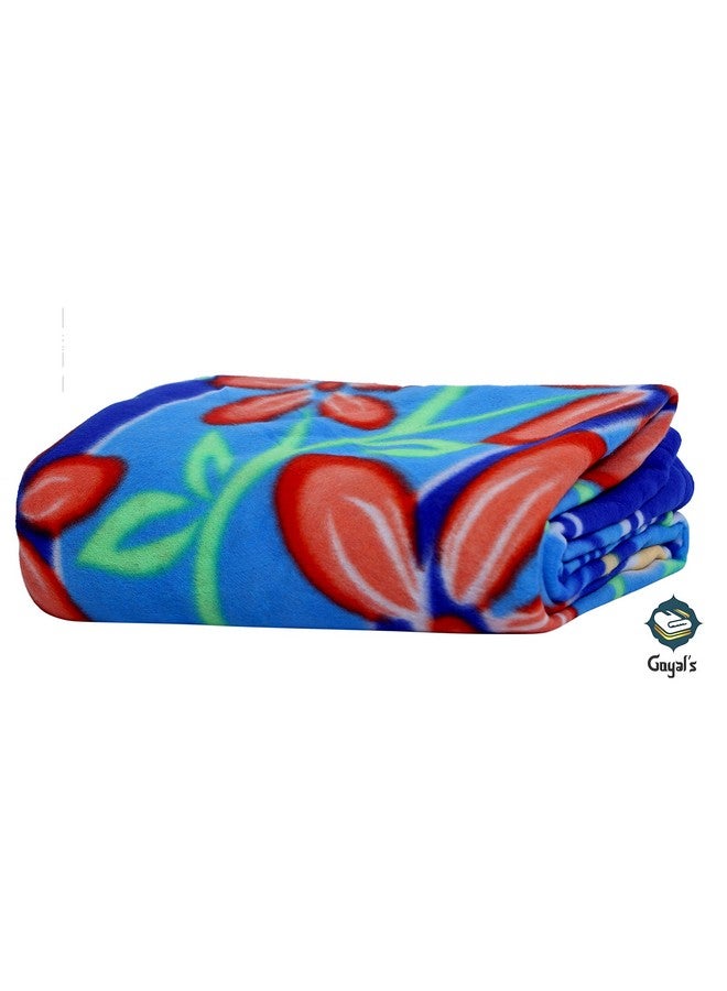 Goyal's Modern Printed Fleece Warm Single Bed All Season Blanket, 250TC - Multicolor (Pack of 5) - Image 3