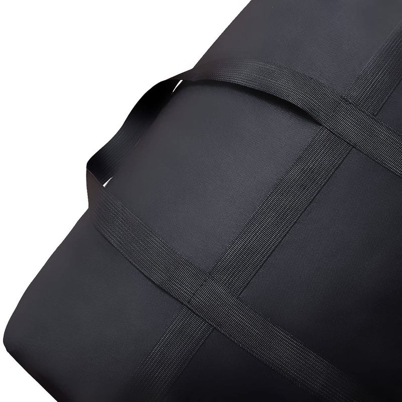 IWEIK Multipurpose Extra Large Heavy Duty Storage Bags Duffle Bags for Space Saving Moving Storage (60Gal/230L, Black) - Image 2