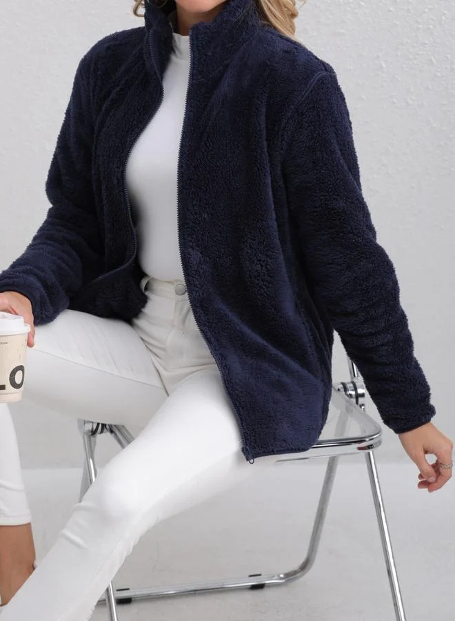 تايك تو جاكيت فليس بسحَّاب غلق