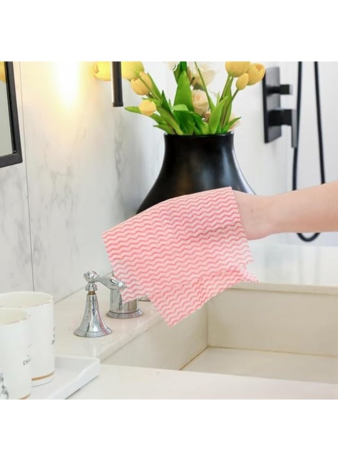 OKS Reusable Cleaning Wipes Roll (30 Pcs) - Super Absorbent & Durable Viscose Kitchen Towels - Perforated Roll-Type - Image 2