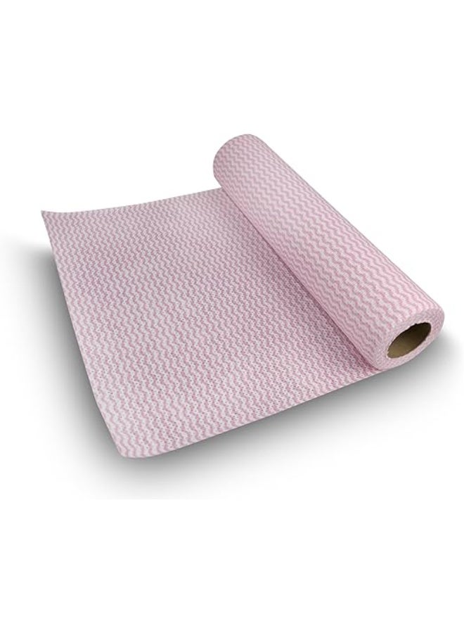 OKS Reusable Cleaning Wipes Roll (30 Pcs) - Super Absorbent & Durable Viscose Kitchen Towels - Perforated Roll-Type - Image 4