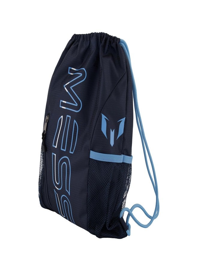 ميسي حقيبة ظهر مدرسية برباط للأولاد من ميسي، لون أزرق داكن، مقاس واحد - Image 3