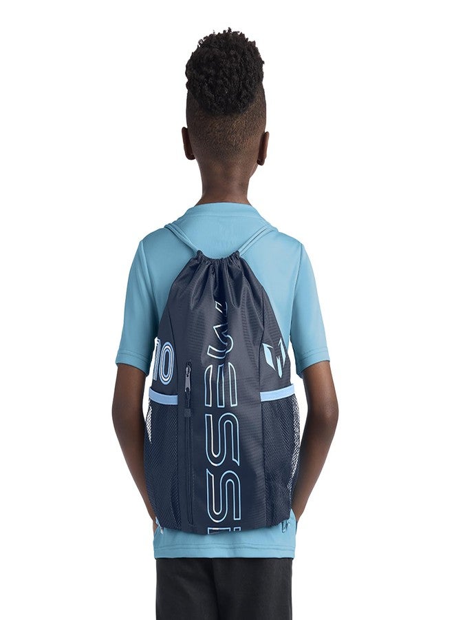 ميسي حقيبة ظهر مدرسية برباط للأولاد من ميسي، لون أزرق داكن، مقاس واحد - Image 4