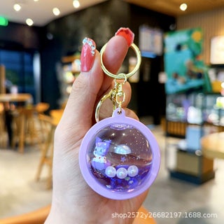 Factory wholesale quicksand flashing luminous keychain TikTok popular sanliou doll catching machine hanging chain childrens gift Purple Planet coolomi/silver key ring - pzsku/Z806BBB9F81388742B012Z/45/1746186864/c8ccd71a-c4df-47ef-958b-d51868239908
