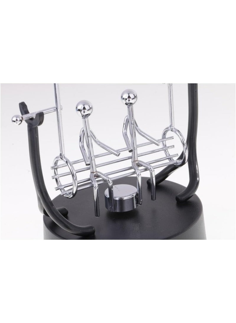 Rubik Kinetic Swing Lover Pendulum, Electronic Perpetual Motion Desk Toy for Office Home Decoration  - Image 5