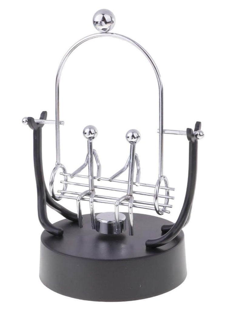 Rubik Kinetic Swing Lover Pendulum, Electronic Perpetual Motion Desk Toy for Office Home Decoration  - Image 1