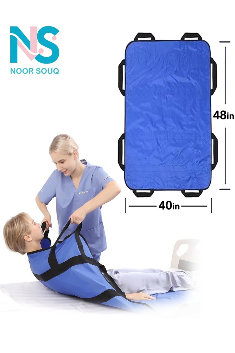 Noor Souq Positioning Bed Pad with Handles Hospital Sheets Transfer Board Belts Patient Lift Elderly Assistance Incontinence Mattress Sheets for Turning Lifting Repositioning Washable Underpads - Image 1