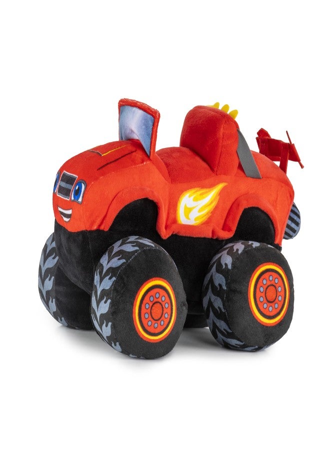 Jay Franco Monster Truck Plush Pillow Buddy - Soft Plushie Stuffed Pillow, Red - Blaze - Image 3
