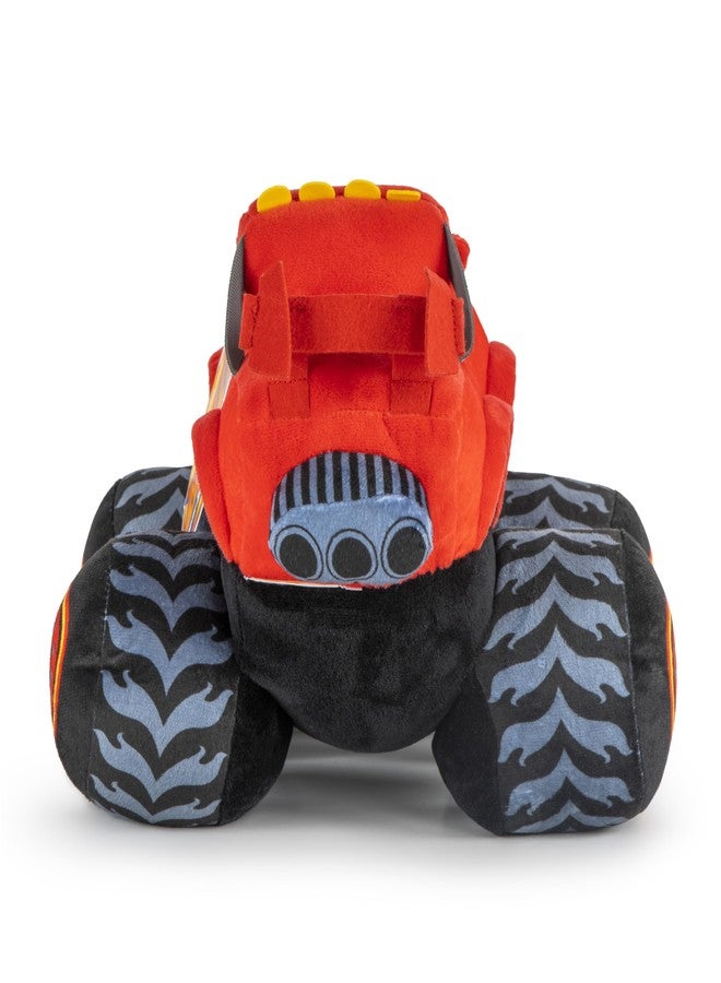 Jay Franco Monster Truck Plush Pillow Buddy - Soft Plushie Stuffed Pillow, Red - Blaze - Image 4