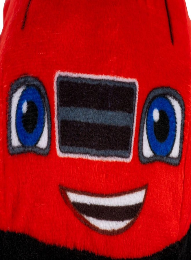 Jay Franco Monster Truck Plush Pillow Buddy - Soft Plushie Stuffed Pillow, Red - Blaze - Image 5