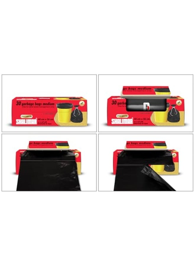 Shalimar 90 Pcs - 35 Gallon Heavy Duty Garbage Bag, Lavender Fragrance – Leak-Proof Dustbin/Trash/Waste Bags – 60 x 81 cm – Fits 25 to 35 Gallon Bins – Black - Image 3