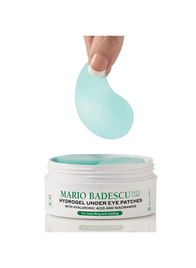 ماريو باديسكو لاصقات ماريو باديسكو هيدروجيل تحت العين (30 زوجًا) - أقنعة مرطبة للعين لعلاج انتفاخ العينين والهالات السوداء والخطوط الدقيقة، مع حمض الهيالورونيك والنياسيناميد، مهدئة وممتلئة. - Image 1