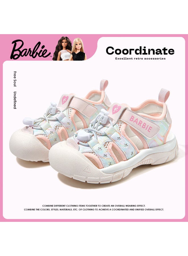 Barbie Girls Summer Sports Mesh Sandals Beach Outdoor Water Shoes Da6830 Pink Size 36 - Image 4