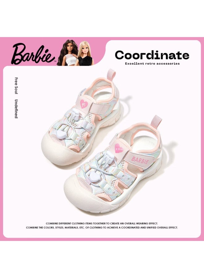 Barbie Girls Summer Sports Mesh Sandals Beach Outdoor Water Shoes Da6830 Pink Size 36 - Image 3