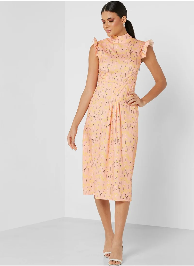 ELLA Ditsy Print Dress