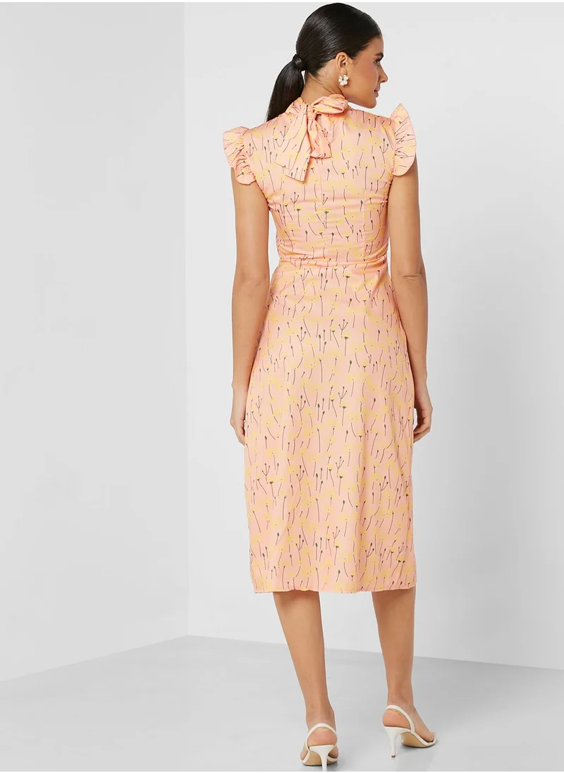 ELLA Ditsy Print Dress