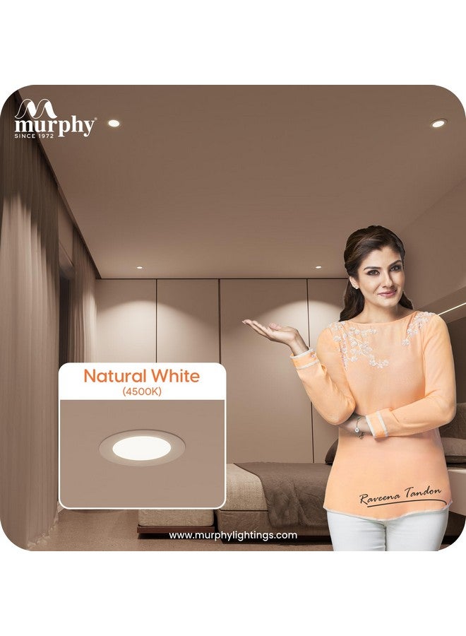 Murphy Flora 7W LED Down Light, Nautral White Light, Round, Pack of 20, Recessed Ceiling LED Light, Suited for 3 inch Junction Box (2 Years Warranty) - Image 5