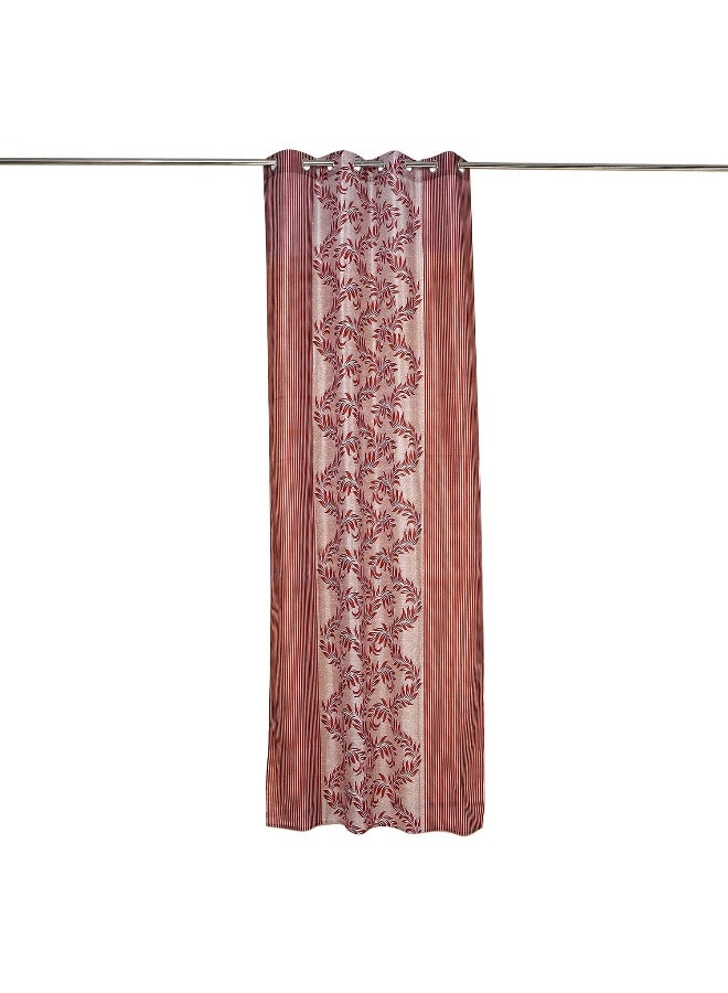 ستيتس Status Contract Maroon  floral  Colour Door Curtain size 121 x 274 cms - Image 3