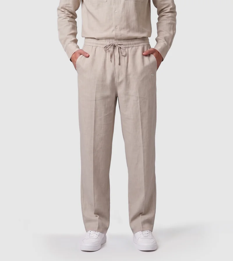 إف5 STRAIGHT FIT PANT-IVORY