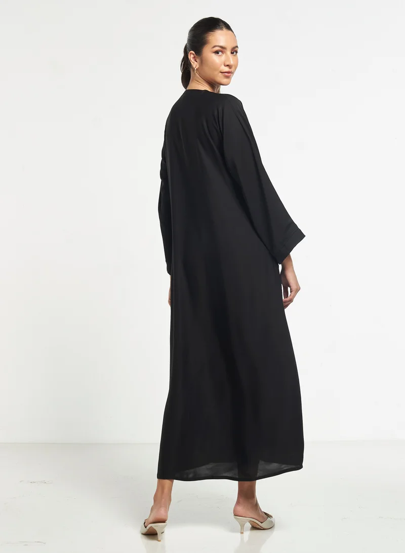 Hadiyath Al Madinah Classic Plain Abaya