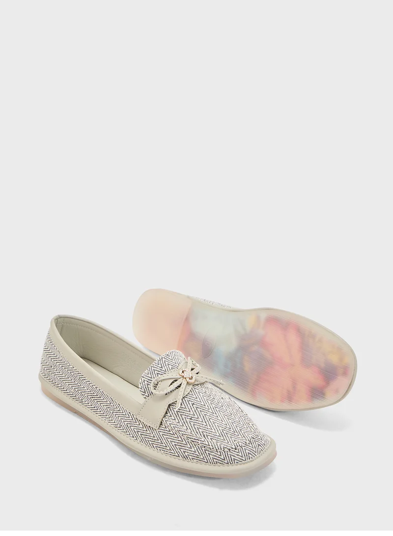 Pink Step Tweed Loafer