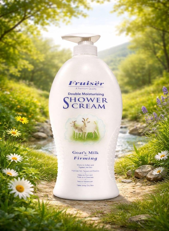 فروزير كريم استحمام فرويزر بحجم عائلي | غسول للجسم مرطب ومغذي | جل استحمام مرطب لطيف للاستخدام اليومي للبشرة الجافة والحساسة | منظف استحمام بتركيبة كريمية غنية | 1000 مل (تركيبة لشد البشرة) - Image 2