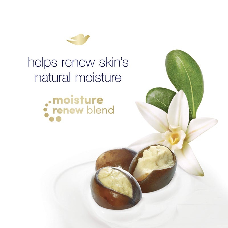 Dove Purely Pampering Body Wash for Dry Skin Shea Butter with Warm Vanilla Effectively Washes Away Bacteria While Nourishing Your Skin, 22 Fl Oz (Pack of 4) - Image 3