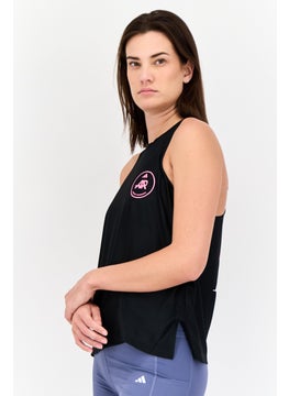 Adidas Women Sportswear Fit Sleeveless Running Vest, Black  - Image 4