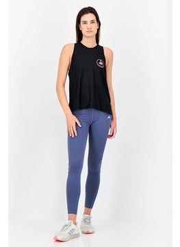 Adidas Women Sportswear Fit Sleeveless Running Vest, Black  - Image 2