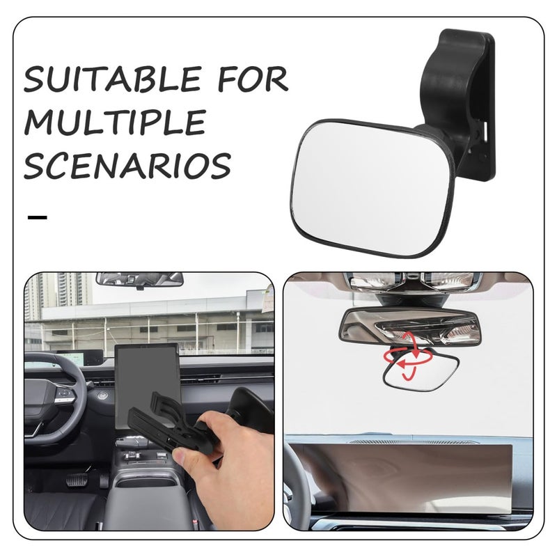 Universal Car Rear View Safety Mirror For Kids High Definition Wide Angle Easy Installation - Image 4
