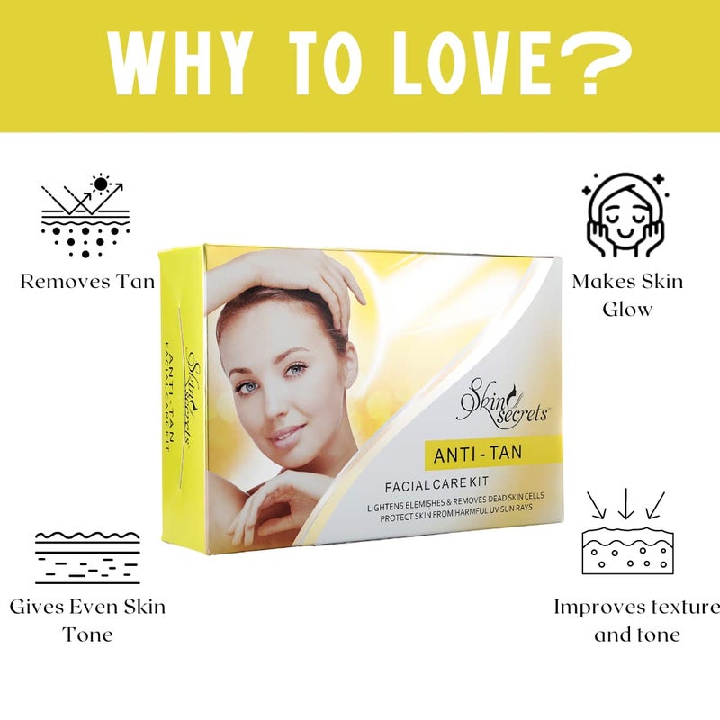 Skin Secrets Anti Tan Facial Kit for Tan Removal 310gm Pack Of 6 - Image 3