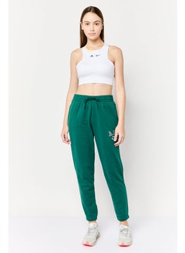 adidas Originals Women Sportswear Fit Outdoor Sweatpants, Green  - Image 2