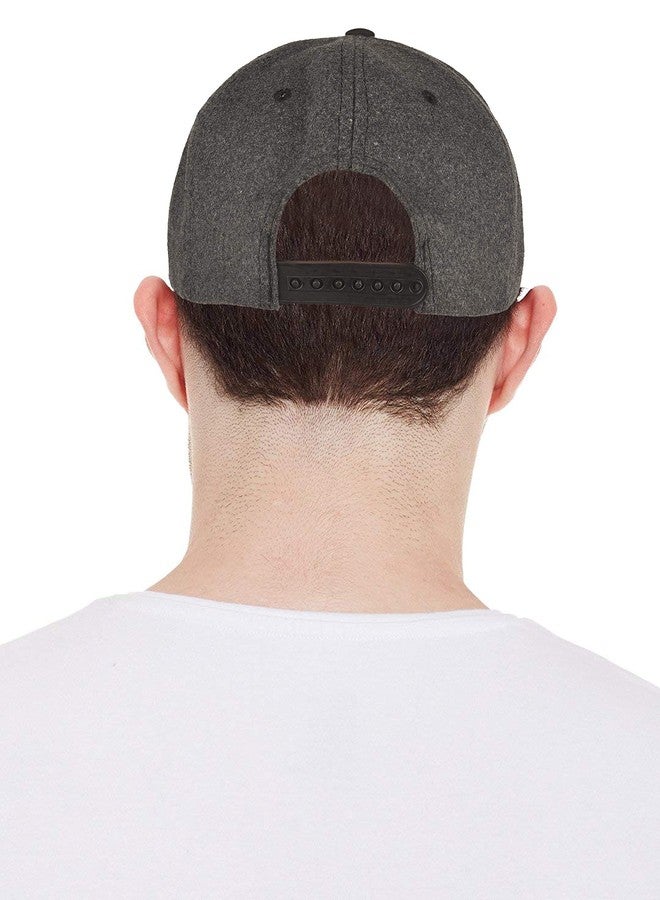 ILU Cap For Men Women Unisex Topi Head Branded Good Time Boy's Girl's Hip Hop Caps Adjustable Strap Summer Sports Gym Dance Cotton Free Size Woolen Fashion Baseball Snapback Winter Fleece (Dark Grey) - Image 3