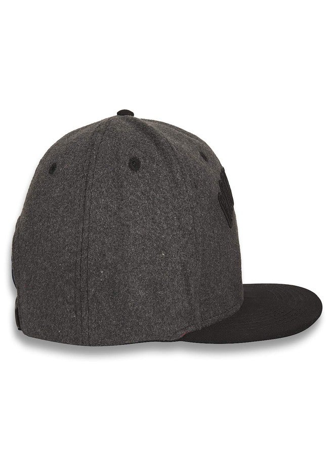 ILU Cap For Men Women Unisex Topi Head Branded Good Time Boy's Girl's Hip Hop Caps Adjustable Strap Summer Sports Gym Dance Cotton Free Size Woolen Fashion Baseball Snapback Winter Fleece (Dark Grey) - Image 5