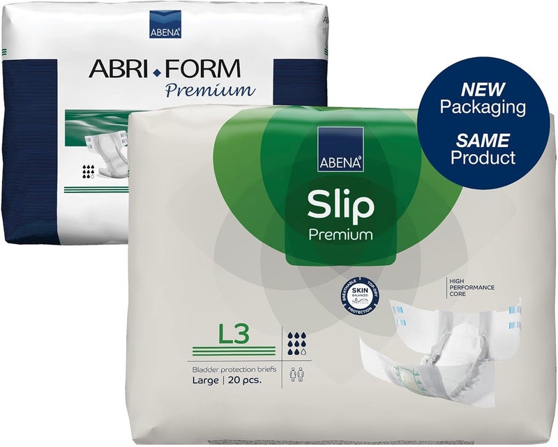 Abena سليب بريميوم L3 حفاظات البالغين لل incontinent L امتصاص ثقيل 1000021291 40 عد - Image 2