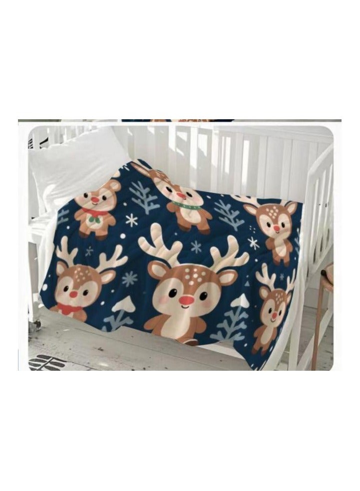 general Children's or student cartoon flannel thin blanket (warm and comfortable, suitable for sleep, games) 100cm*150cm - 743 - Image 3