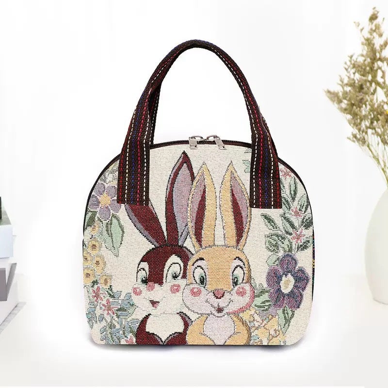 New Handbag Woven Ethnic Mobile Phone Change Small Cloth Bag - Image 1