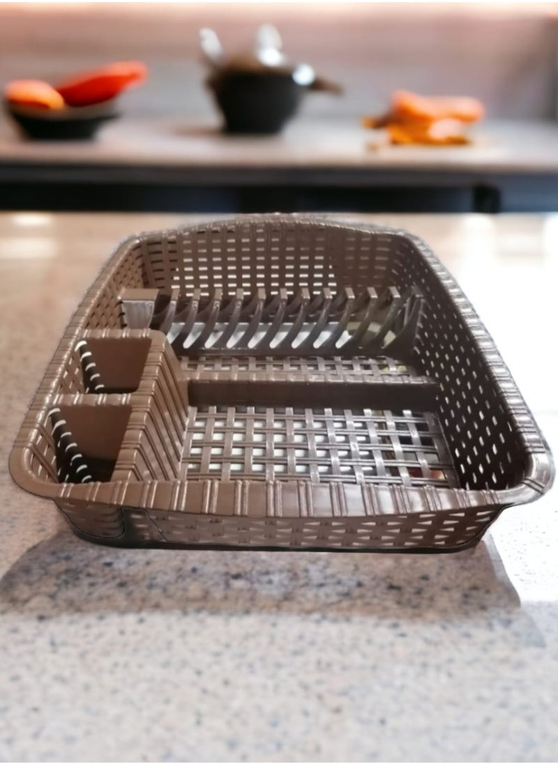 BASURRAH Dish Rack With Tray 38.5x8.5centimeter  - Image 1