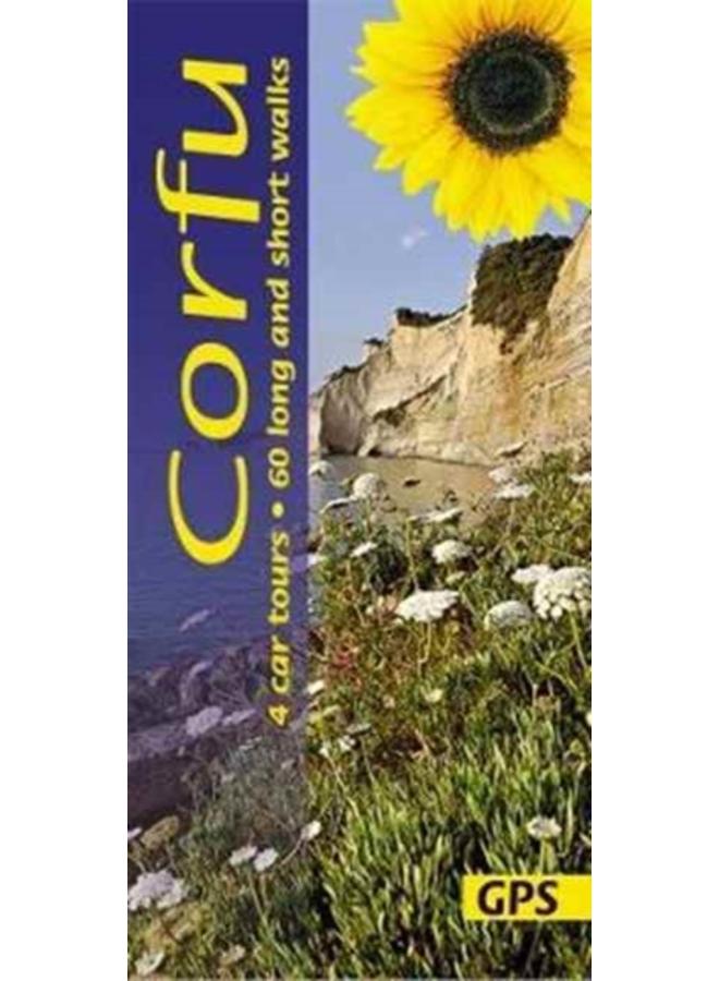 Corfu Sunflower Guide : 60 long and short walks with detailed maps and GPS; 4 car tours with pull-out map 