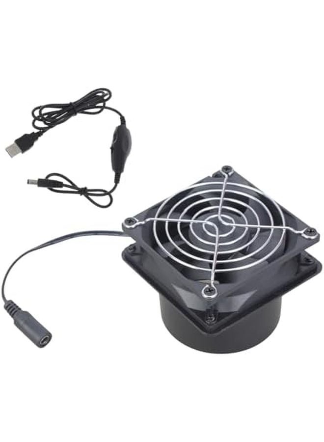 80mm 5V Ball Bearing Blower Fan 4500RPM For Pet Enclosures Electronics Workstations - Image 2