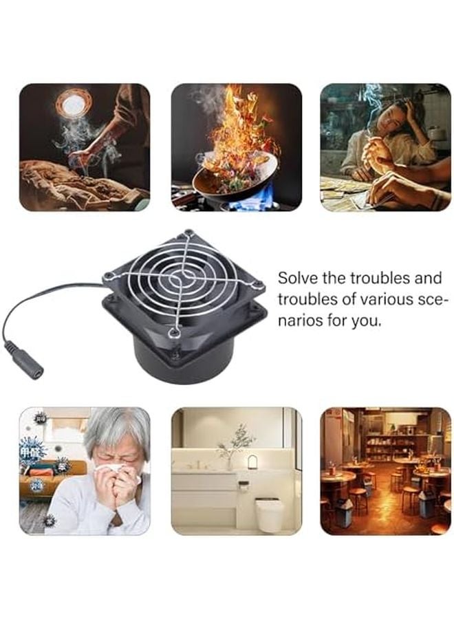 80mm 5V Ball Bearing Blower Fan 4500RPM For Pet Enclosures Electronics Workstations - Image 3