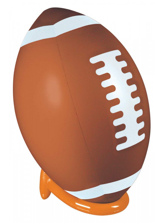 Beistle 3 FT 2 in Large Inflatable Football and Tee Set for Game Day Party Decorations, Sports Theme Photo Props - Image 1