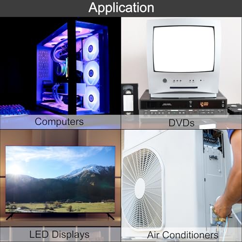 uxcell IDC Wire Flat Ribbon Cable DB9 Female to FC-10 Female Connector 2.54mm Pitch 20cm Length, 2pcs - Image 4