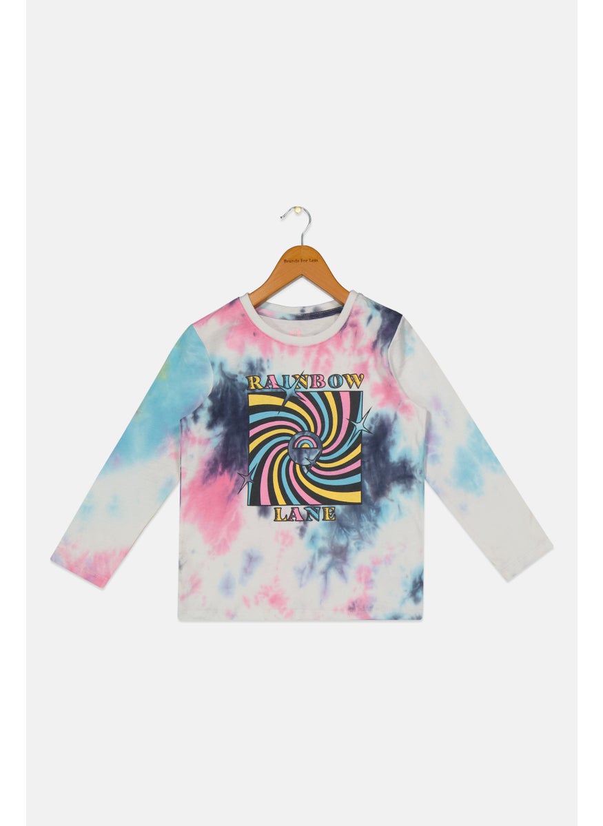 Cotton On Kids Toddlers Boy Long Sleeve Tie Dye T-Shirts, White Combo  - Image 1