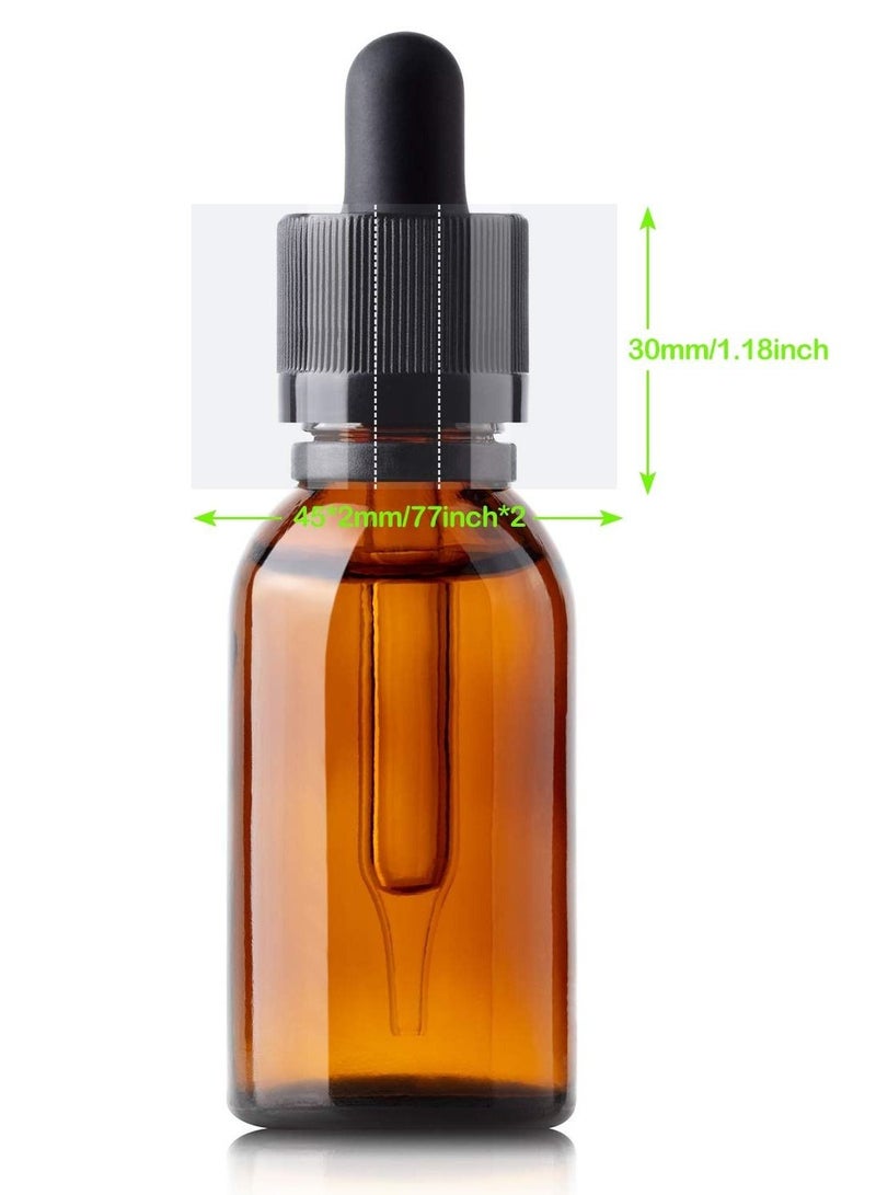 Generic أشرطة انكماش شفافة مثقبة لزجاجة الزيت العطري وزجاجة القطارة وغطاء زجاجة أنبوب الاختبار  - Image 2