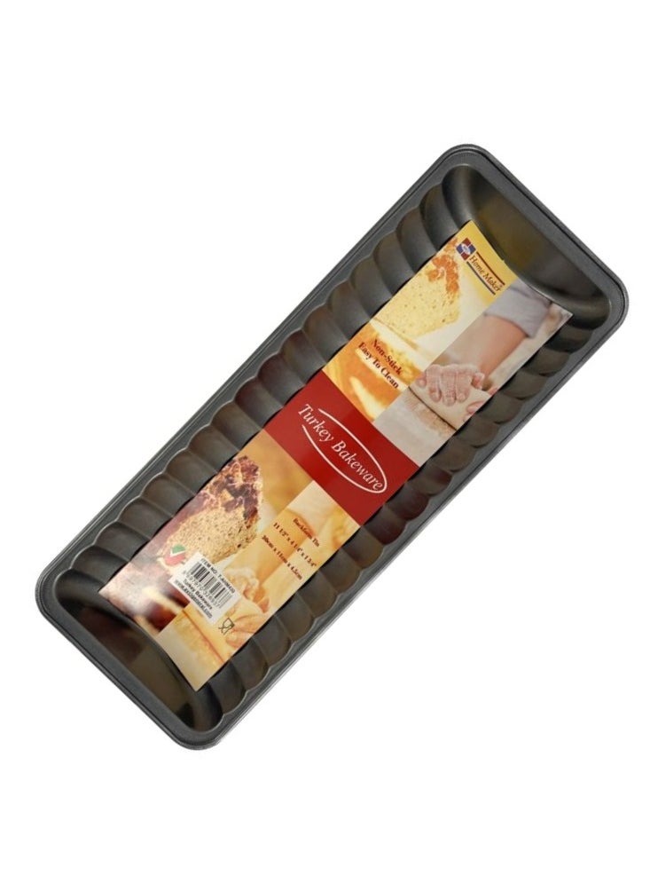 Homemaker Non-stick Back Form Tin - Cake Pan, 30cm x 11cm x 4.5cm, Black  - Image 3