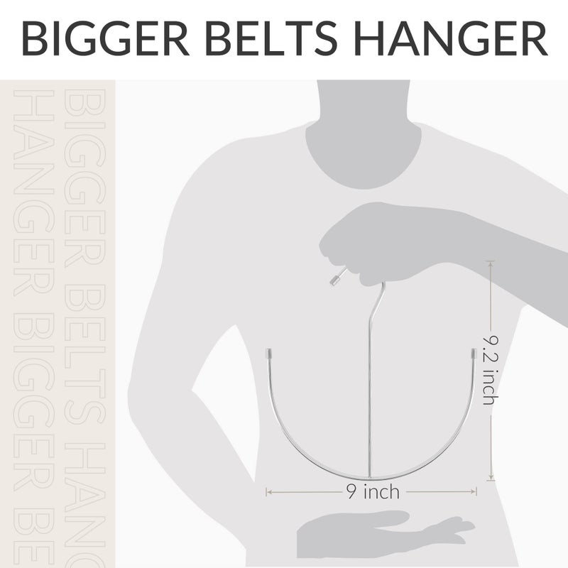 Zedodier Belt Hangers  Belt Rack Silver Closet Accessories Organizers  Closet Organizer Hook Rack For Belt  Ties  Scarves  Camisoles  Hats  Bras  Shoes - Image 3